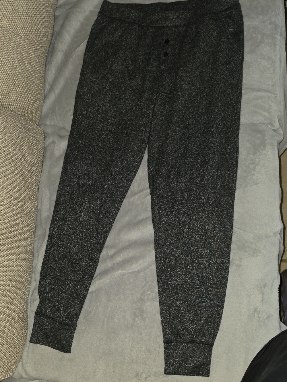 Women's Dark Gray Jogger Pants - Comfortable Casual Wear